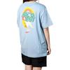 Nike Women'ss Retro Logo Cartoon Print Crewneck T-Shirt Blue DV3204-494