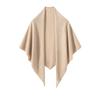 Women's 100% Pure Cashmere Triangle Scarf - Autumn/Winter Style, Warm and Versatile Knit Shawl