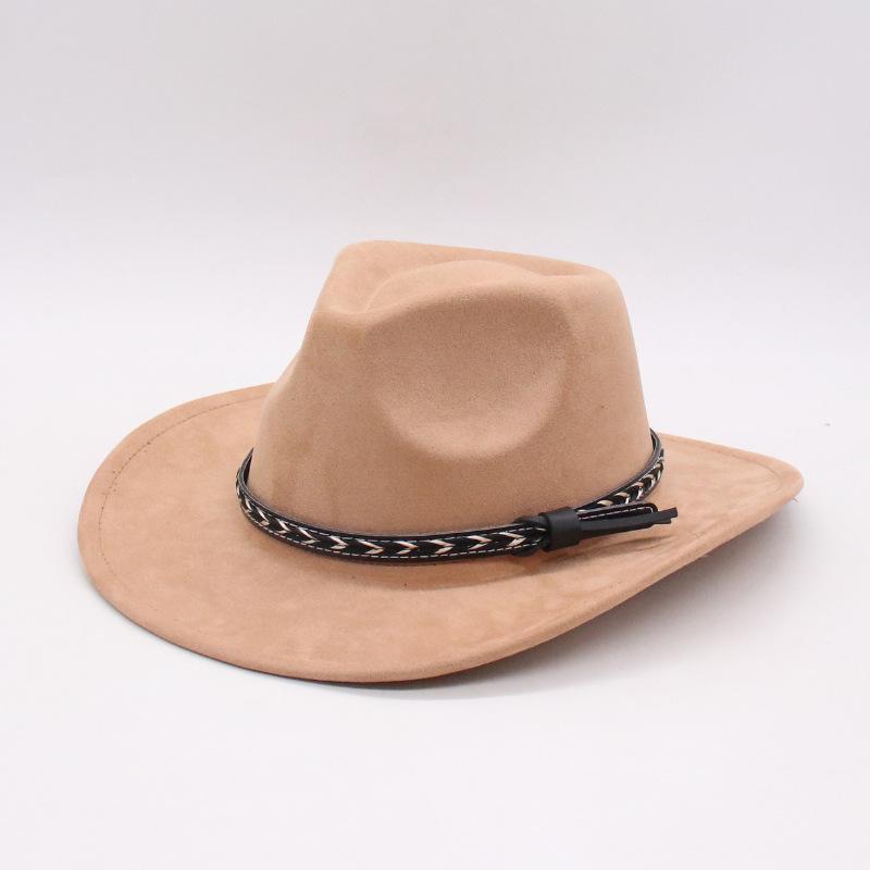 

Denim Hat Special Belt Accessories Cross-Border Straw Hat Top Hat Literary Retro Ethnic Style Hat Belt Retro Decorative Hat Belt one size (j peach cow)