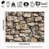 Background Banner with Background Fabric with Simple Stone Wall Themed Party Pattern, Suitable for Exterior and Interior Decoration.