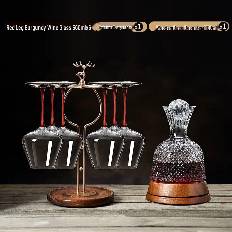 Luxuriöser drehbarer Tumbler Weindekanter