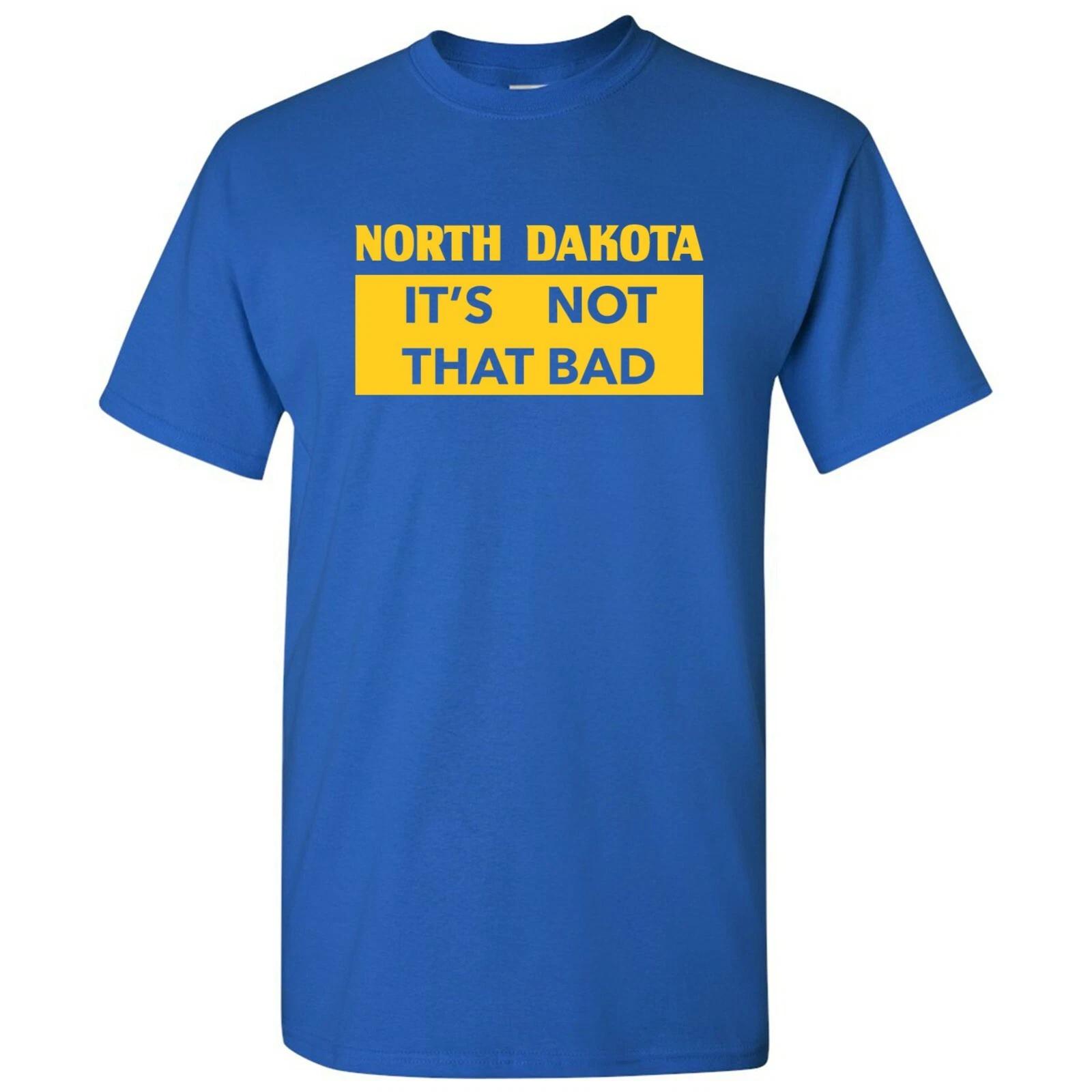 North Dakota It s Not That Bad - State Pride T-Shirt - Royal 3XL