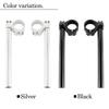 Adjustable Angle 37mm Separate Low Universal Fit for Motorcycles 37 37-Piece Handlebars, Type, 22.2mm, Black,