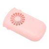 Przenośny wentylator na szyję z 3 prędkościami, ładowany, 800mAh, mini wentylator naszyjnikowy do biura, na kemping, na wędrówki, różowy