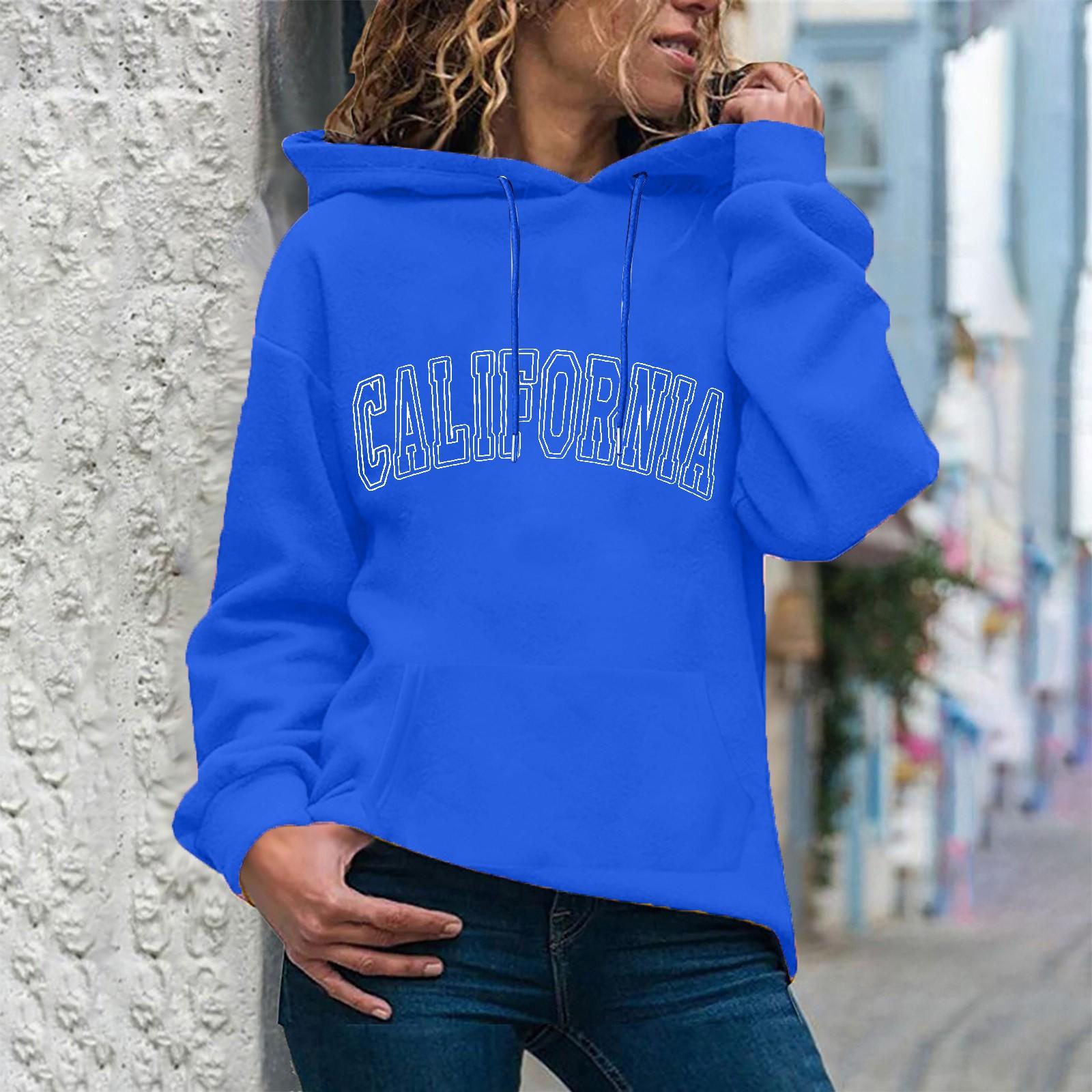 

Жіноча модна повсякденна новорічна толстовка з капюшоном і вільним спортивним пуловером XXL