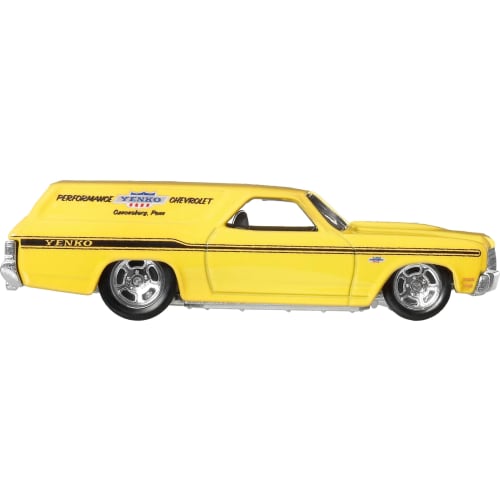 Hot Wheels Car Culture Fast Wagon '70 Chevelle SS Wagon Vehicle Toy Diecast Car for Ages 3 and Up, Yellow, JBK67
