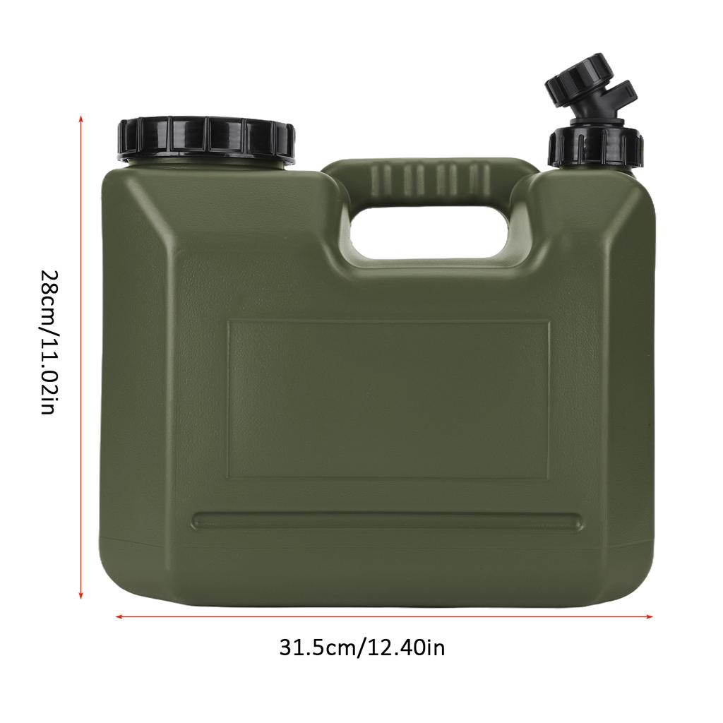10L/15L No Leakage Camping Bucket with Spigot Water Dispenser W/ Wide Filler Opening for Vehicle Car Outdoor Hiking Picnic