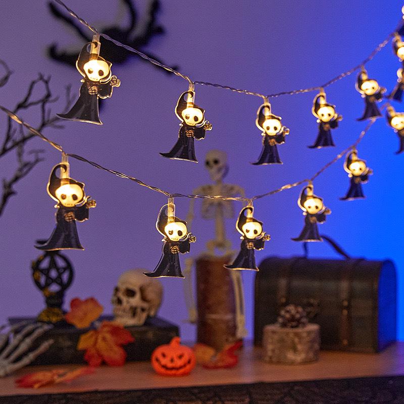 Halloween Pumpkin Ghost LED String Lights for Holiday Decor