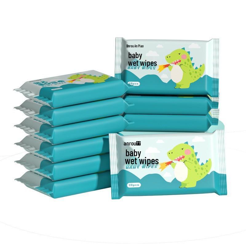 Large Pack Mother & Baby Facial & Hand Cleansing Wipes - Gentle & Specially Designed for Children's Hands and Mouths.