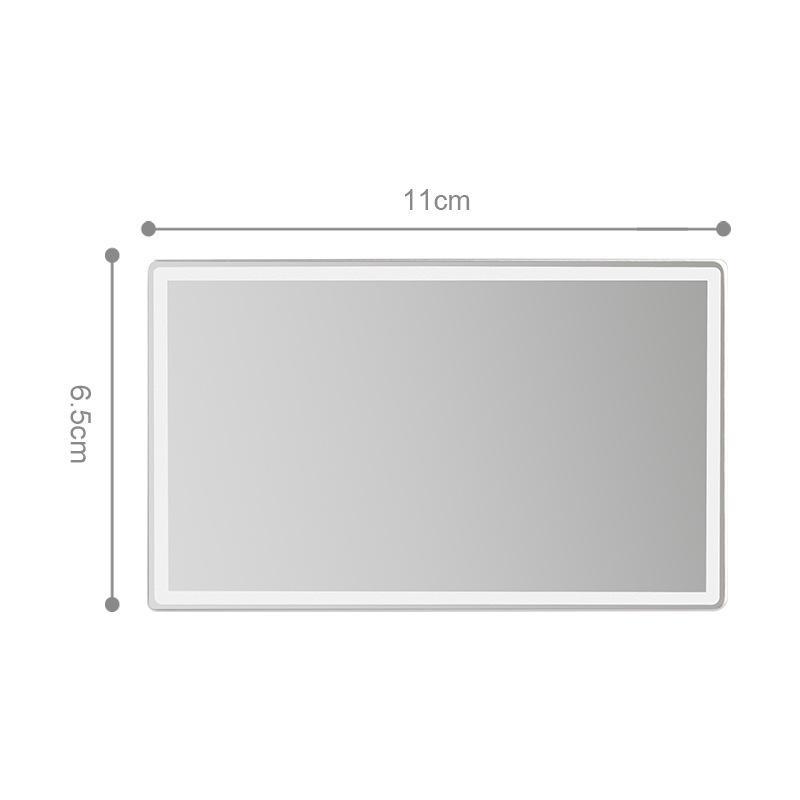 Stainless Steel Universal Car Sun Visor Mirror HD Clear Auto Makeup Vanity Mirror Durable for Women Drivers Daily Use