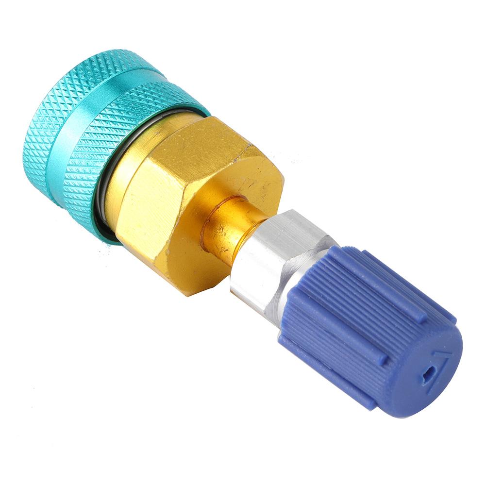 QC1234L+13LS5V1 R1234YF Conector de lichid fluorurat pentru agent frigorific AC pentru mașină, cuplare rapidă laterală joasă