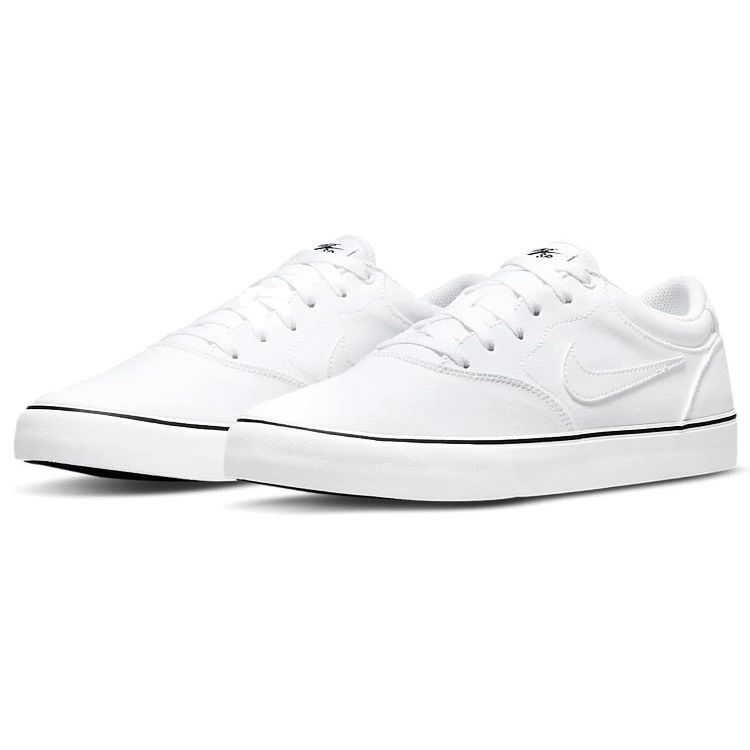 Nike Chron 2 Canvas SB Triple White Unisex Sneakers DM3494-102