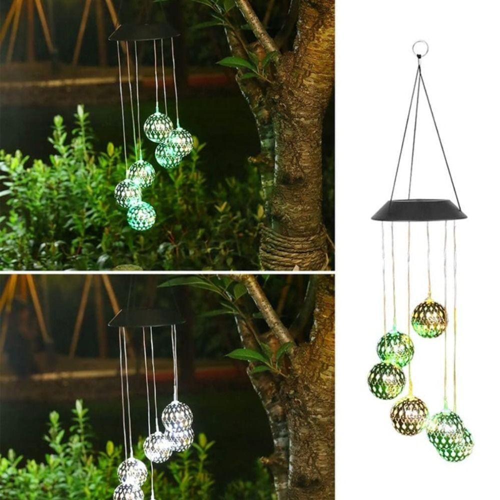 Weatherproof Solar Wind Chime Light LED Garden Lawn Lights Funny Garden Decoration  Outdoor