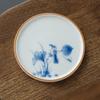 Hand-painted Ceramic Teacup Coaster Set