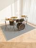 Simple Solid Piano Drum Carpet Thickened Shock Absorption Sound Insulation Non-slip Mat Light-luxury Living Room Bedroom Rug