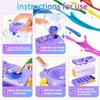Hair Brush Cleaner Automatically Changes The Washing Pen Holder for Watercolor Painting Brush Rinser Watercolor Wash Pen Holder