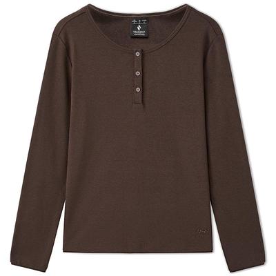 Women's Round Neck Knit Long Sleeve T-Shirt L325W108
