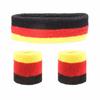 Yoga Fitness 1 Set Men/Women Sport Wristbands Headband +Wristbands Wrist Support Towel Sweat Bands