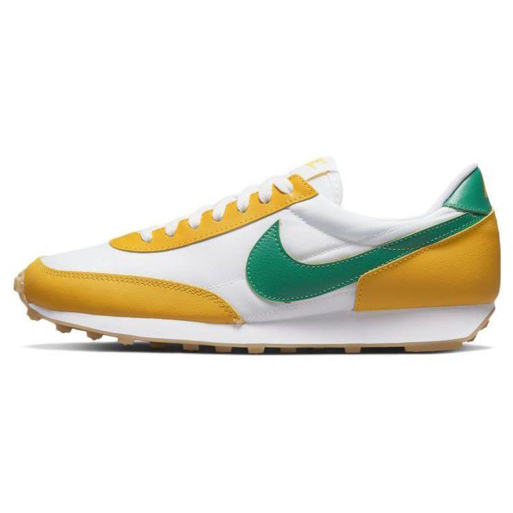 Nike  Daybreak White Yellow Ochre Women Sneakers Neptune-Green DX3313-100 36.5