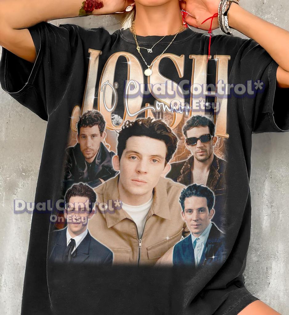 Josh O'Connor 90s Vintage Retro Bootleg Shirt, British Actor Graphic Tee, Period Drama Prince Fan Apparel #ARI