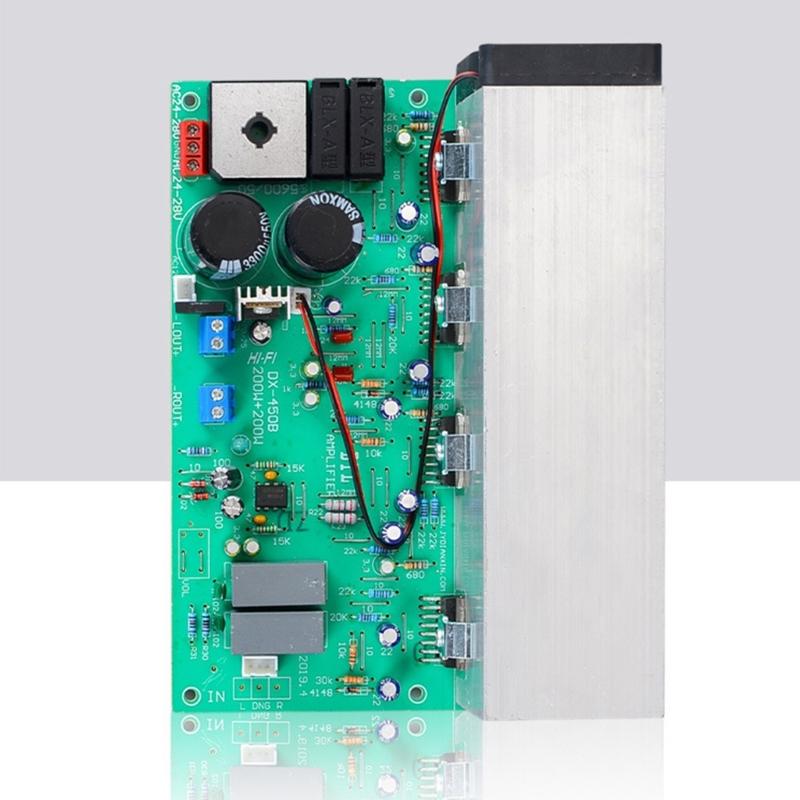 TDA7294 PRO Digital Power Amplifier Board Dual Channel 200Wx2 DC22-32V High-Power Assembled Home Speaker Module