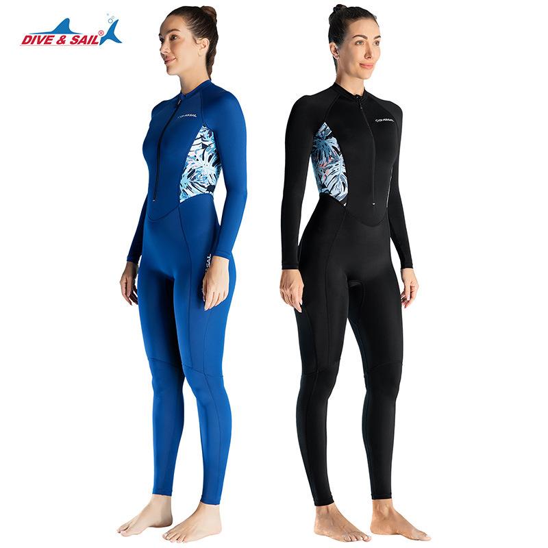 

Cross Border Lycra Diving Suit Women s Jumpsuit Long Sleeved Pants Sunscreen Diving Suit Snorkeling Surfing Swimming Quick Drying Jellyfish Suit