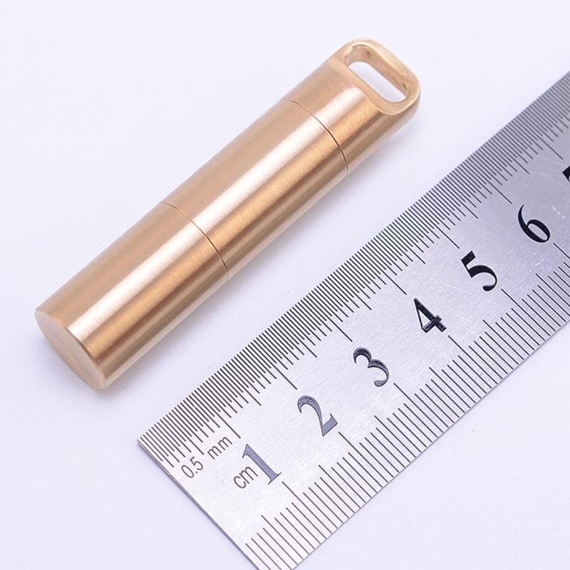 Waterproofed Outdoor Storage Container Double Opening Medicine Dry Bottles for Outdoor Hiking and Home Use