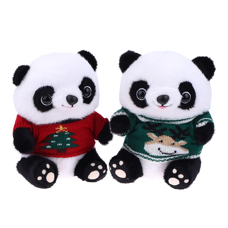 Christmas Cute And Soft Panda Doll Kawaii Plush Simulation Stuffed Animals Toy For Children'S Playmates Birthday Gift