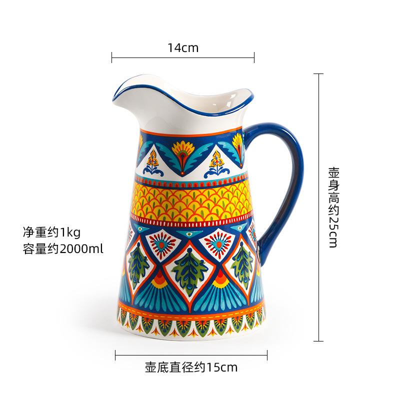 Creative ceramic tableware salad bowl steak plate