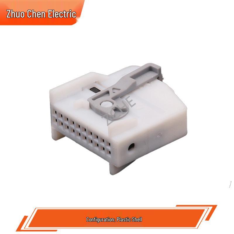 2-1719021-3 Male-Female Automotive Connector with 20-Pin, 20-Hole Plug Terminal