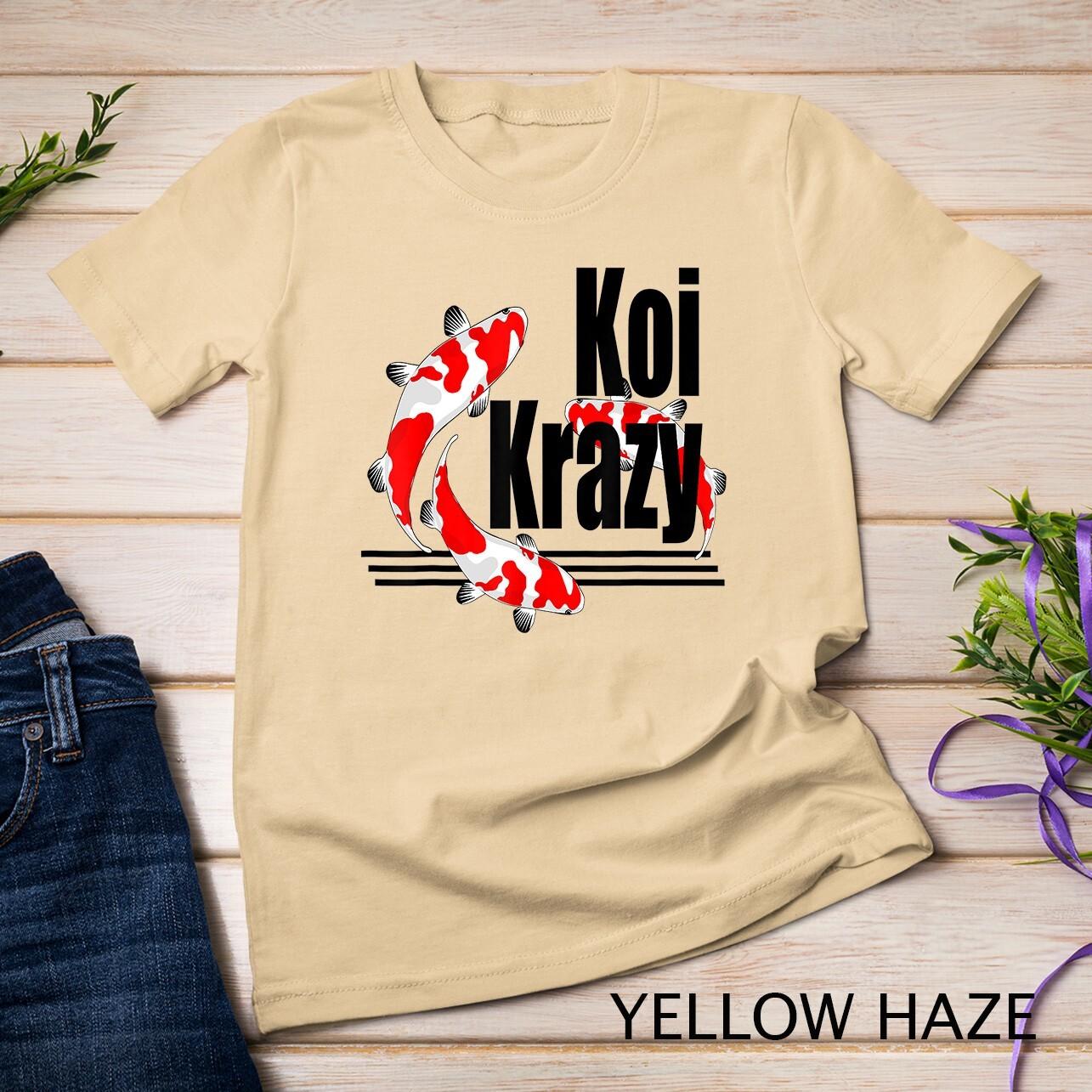 Butterfly Koi Pond, Showa Koi Fish, Tancho Sanke, Kohaku Koi Unisex T-Shirt Mens Womens Tees Top XL