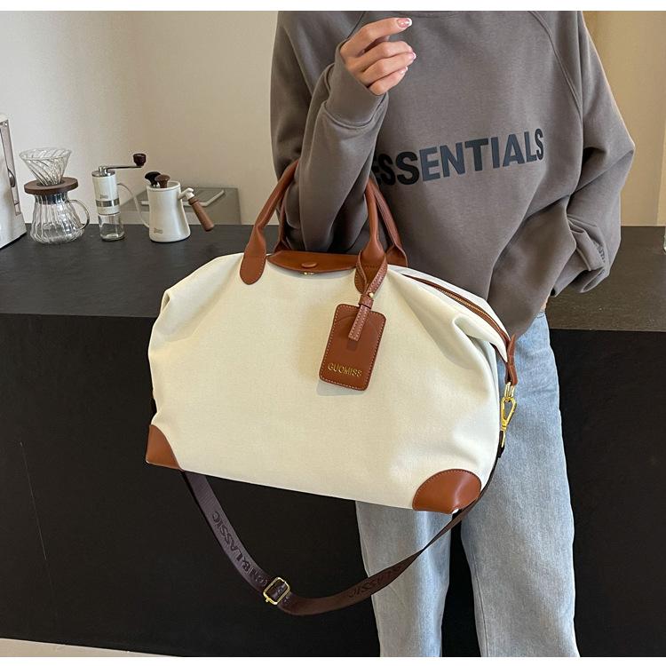 High Quality Wear-resistant Oxford Travel Bag Spring New Large Capacity Crossbody Touring Bag Unisex Portable Handheld Luggage Bag Leisure Fitness Bag