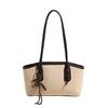 Retro underarm bag women's spring and summer new textured tote bag versatile commuter handbag shoulder bag