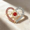 Shining Arrow And Heart Brooches Accessories For Women Unisex Rhinestone Love Party Casual Clothes Brooch Jewelry Gifts