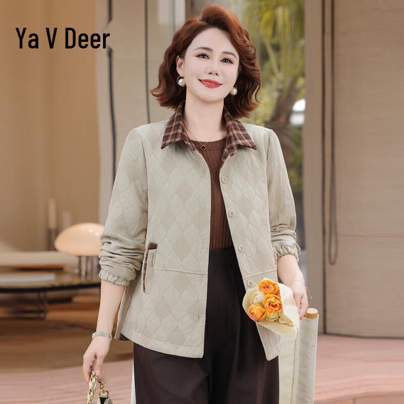 Женский клетчатый кардиган-жакет свободного кроя с лацканами 3XL