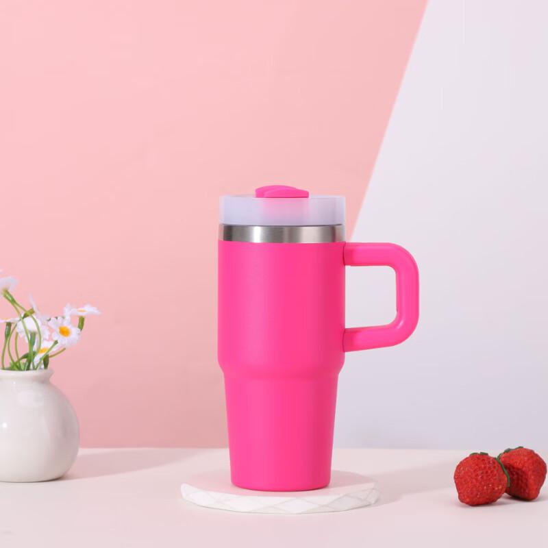 

14oz Stainless Steel Insulated Travel Mug with Handle
