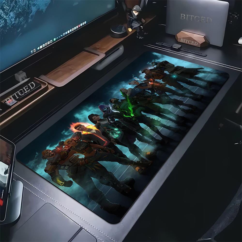 Large Mouse Mat Valorant Gaming Mousepads Desk Rug Gamer Xxl Mousepad 50x100cm Non-slip Desk Pads Table Carpet Design Mouse Pad