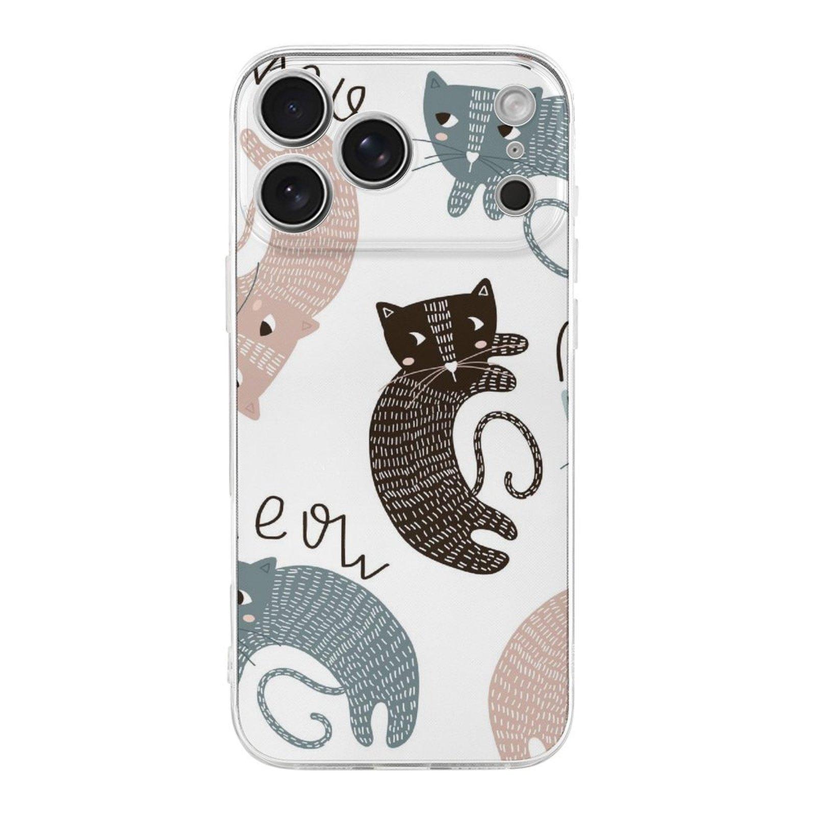 

1 Pack For Iphone 17/17Air/17Pro/17ProMax Clear TPU Case With Drop Cushion Corners, Raised Screen Protection And Thin Fit IPHONE-17ProMax белый