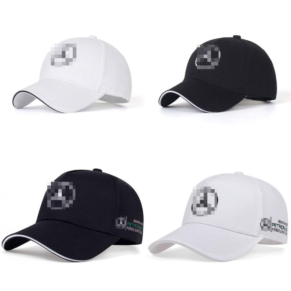 Stilvolle Mercedes Racing Baseballkappe, bestickt, Sonnenschutz, Baumwollhut