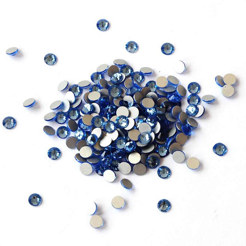 Top Quality Shiny Rhinestone Bulk Flat Back Non Hot Fix Diamond Rhinestone for Fashion Garment Decoration SS6-1440pcs/Pack