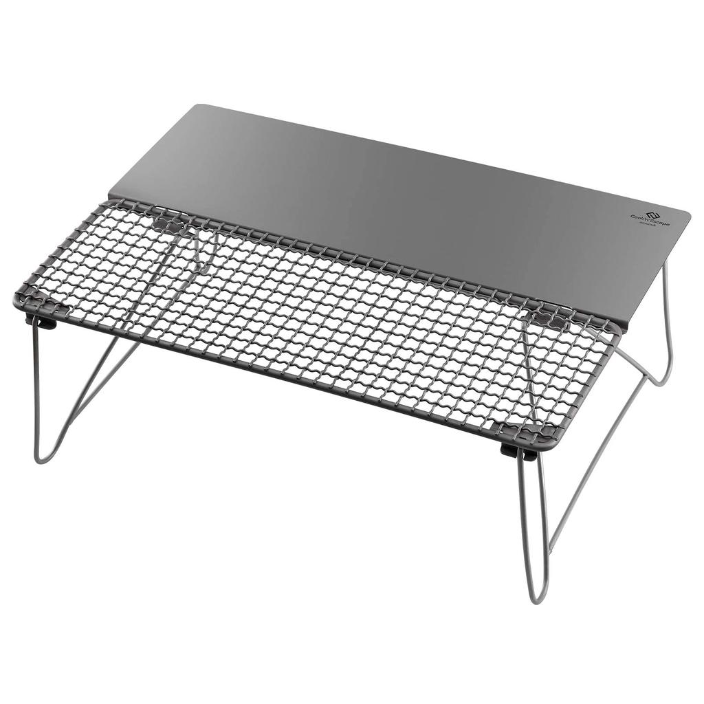 Titanium Perfect for and Half Half and Includes Storage CA2119 for Eligible COOK'N'ESCAPE Table, Camping, Outdoors, Grilling, Bonfires. Grill,