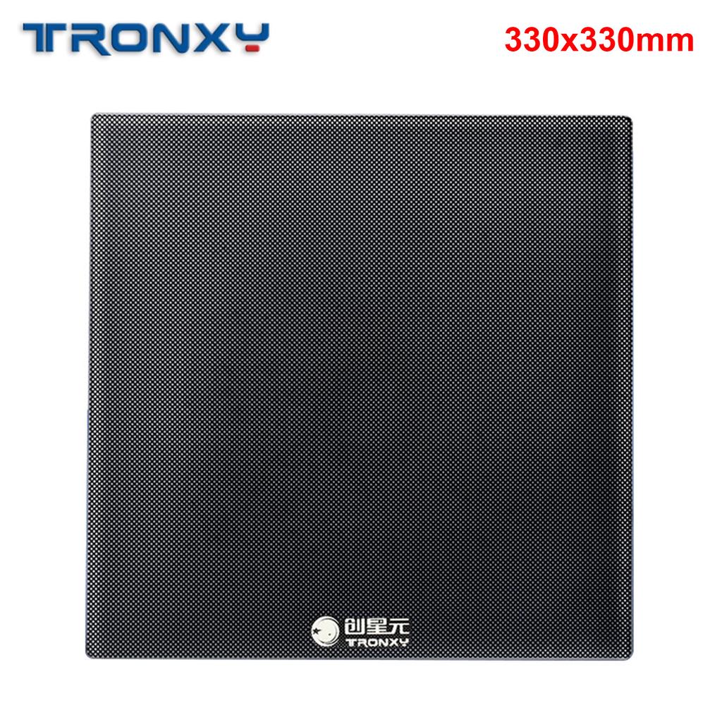 Tronxy Carbon Silicon Crystal Glass Print Bed Platform Build Surface 330*330mm for 3D Printer Hotbed