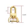 16/20/25mm Bag Belt Buckle Universal DIY Craft Metal Removable Hook Trigger Clip Buckle