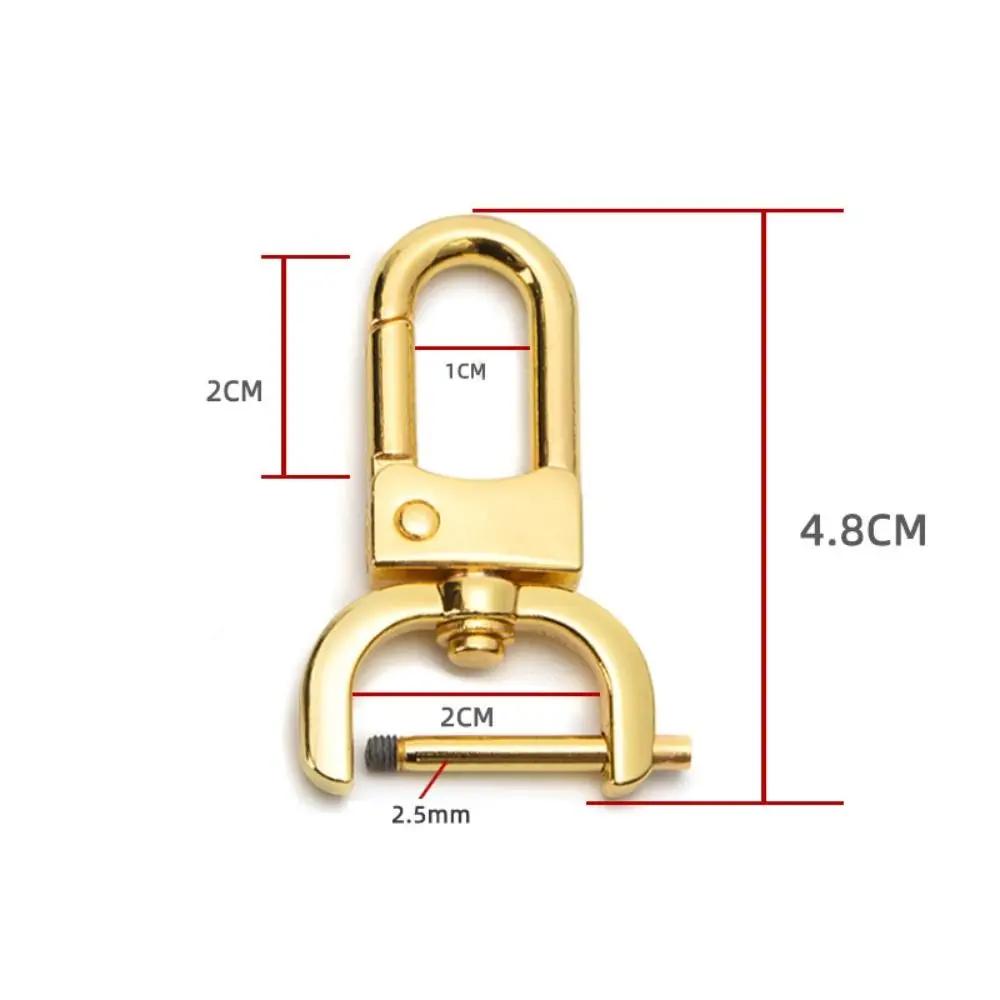 16/20/25mm Bag Belt Buckle Universal DIY Craft Metal Removable Hook Trigger Clip Buckle