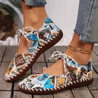 Damen Flache Sneaker Frühling Sommer und Herbst Mode Sneaker Bequeme Leichte Freizeit-Sneaker Outdoor-Schuhe für Damen