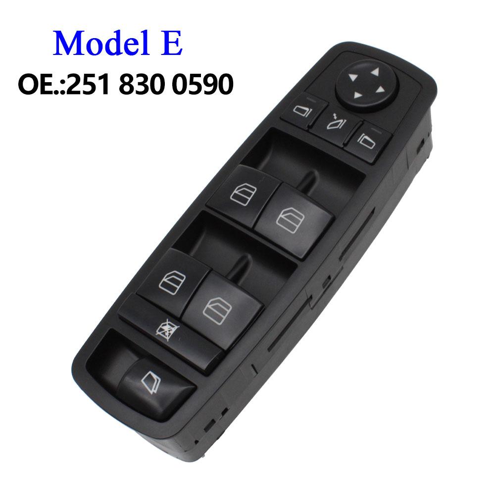 W164 W251 Spínač hlavního ovládání předního okna pro Mercedes Benz ML GL R GL320 GL350 GL450 ML320 ML350 ML450 ML500 R320