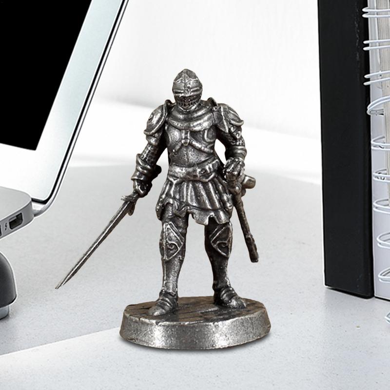 Desk Figurines Warrior Craft Ornament Creative Desktop Model Toy Home Decoration For Garden Balcony Nightstand Entryway Living