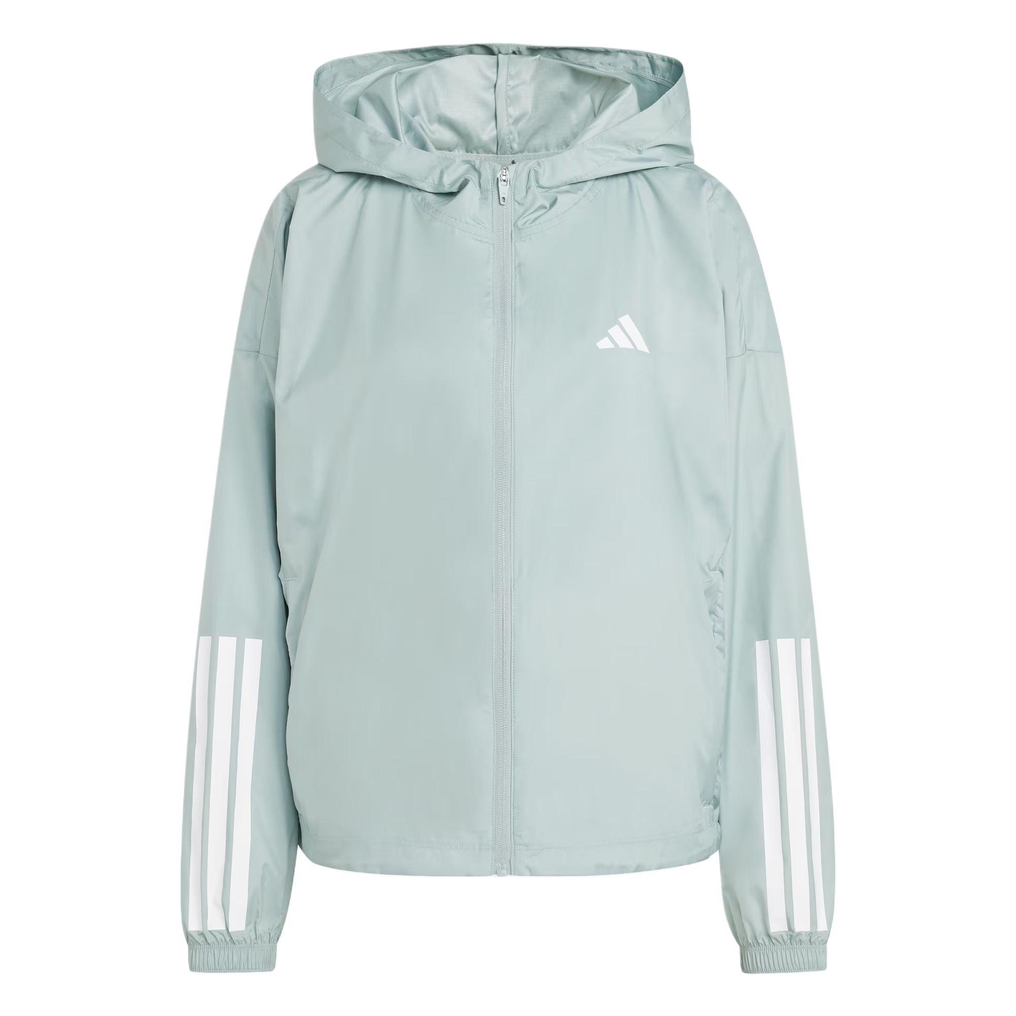 

Adidas Hyperglam Windbreaker Water-Resistant Sports Fitness Hooded Long Sleeve Jacket Women jackets KC7654 2XL