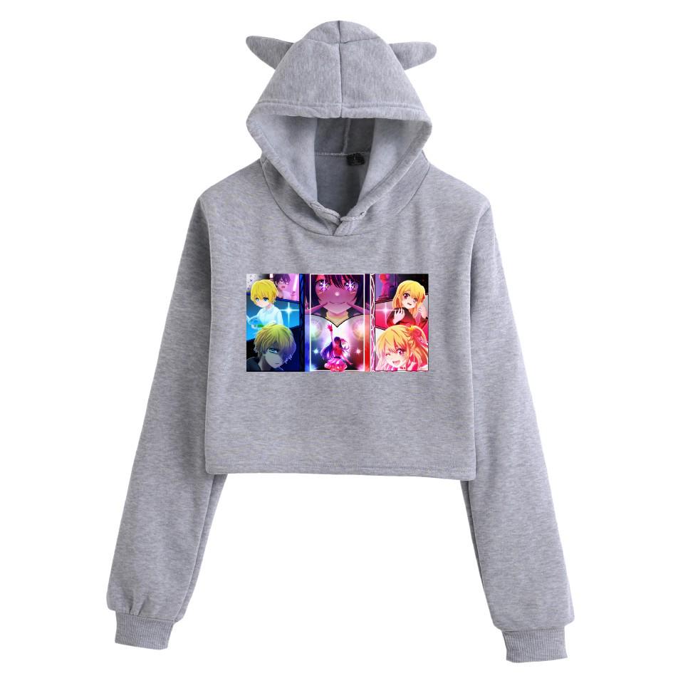 2023 Japanese Anime Oshi No Ko Starry Child Cat Ear Hoodie