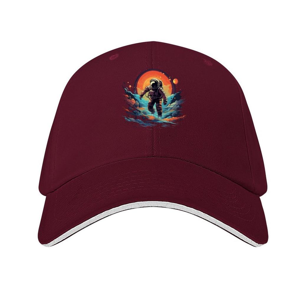 Astronaut in the ocean Baseball Cap Unisexs big size hat birthday tactical cap Unique hats Caps For Women Unisexs